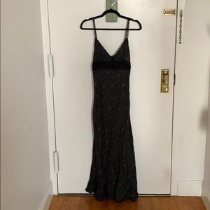 Rose polka dot dress